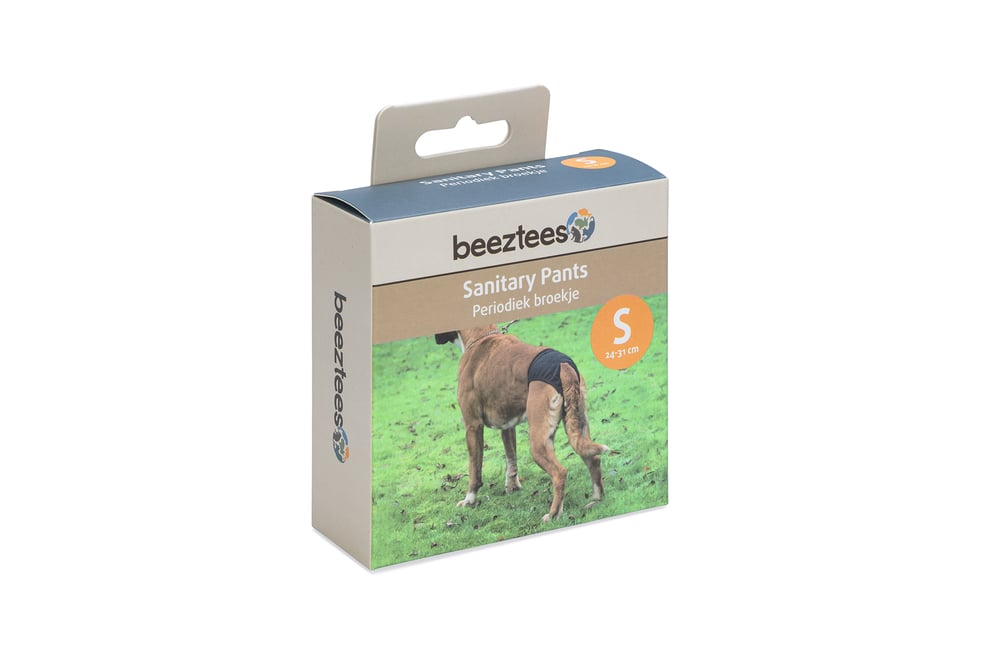 Beeztees - Loopsheidbroekje - Hond - Zwart - S
