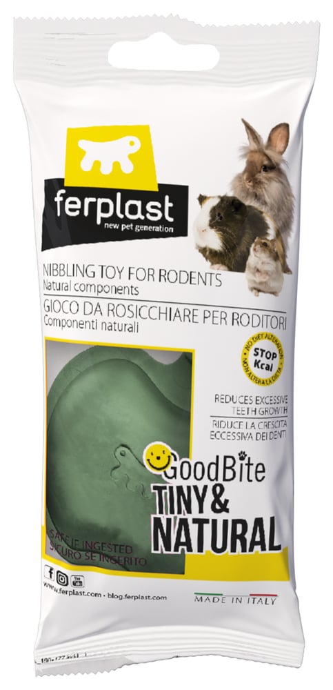 Ferplast Tiny&Natural Appel - Knaagdierspeelgoed - Appel