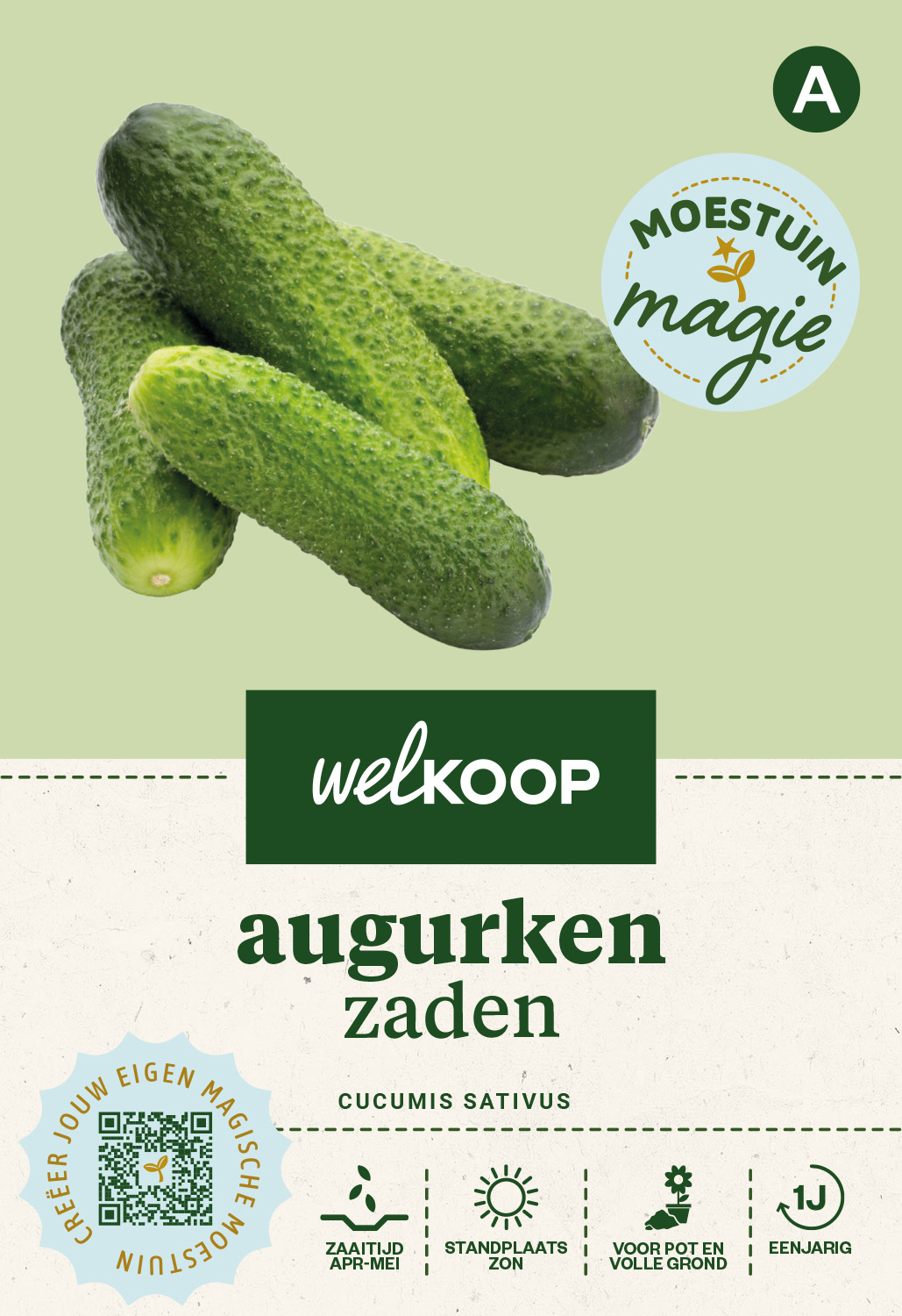 Welkoop Moestuin Magie - Augurken Zaden - 2 Gram