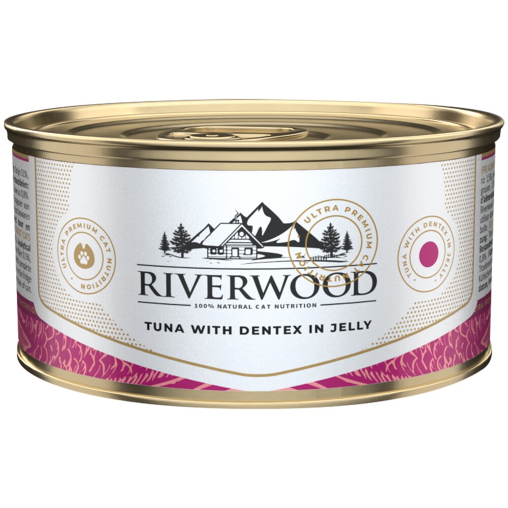 Riverwood - Kattenvoer - Tandbrasem - 85 Gram - Dentex