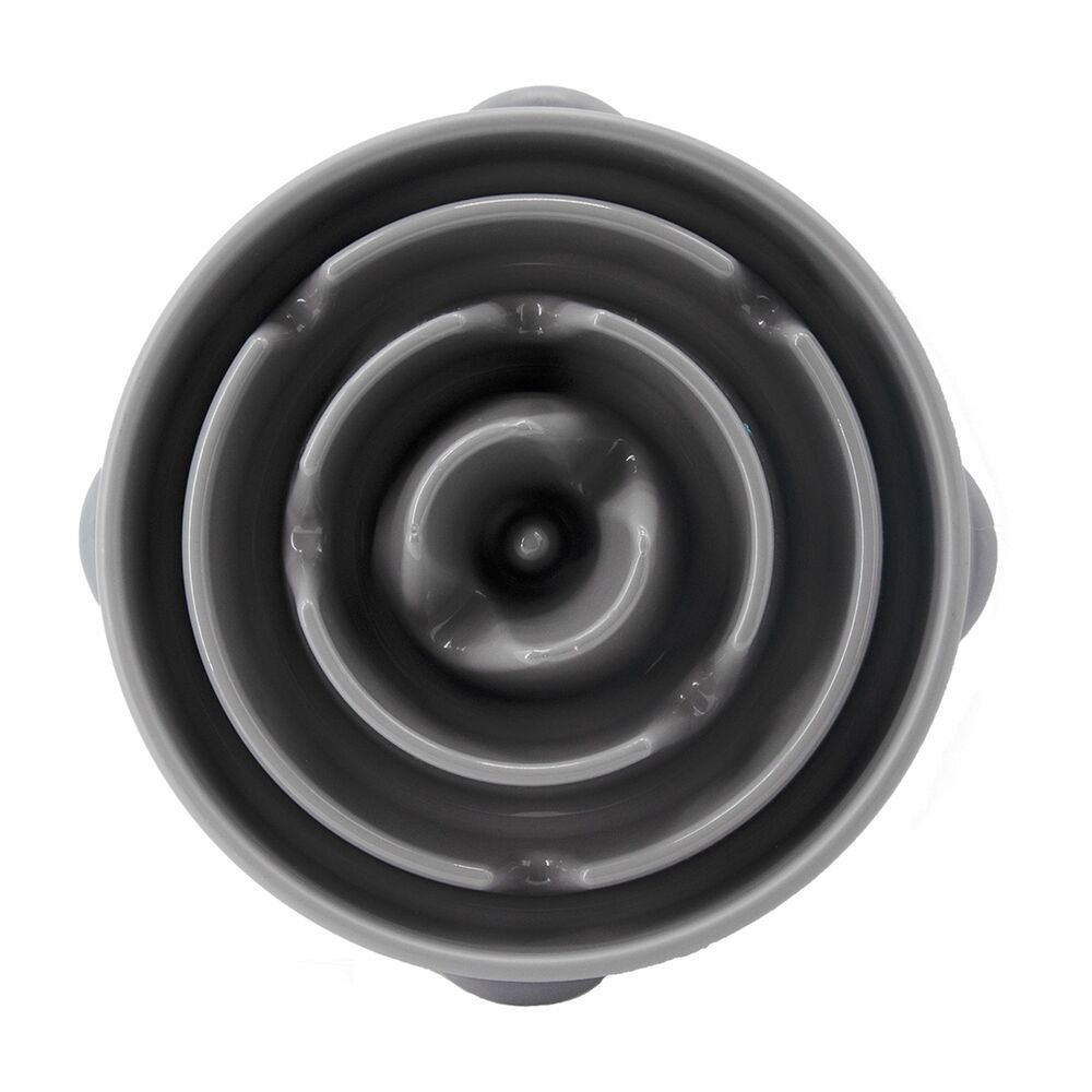 Outward hound Anti- schrokbak - Voerbak - Grijs - 29 cm