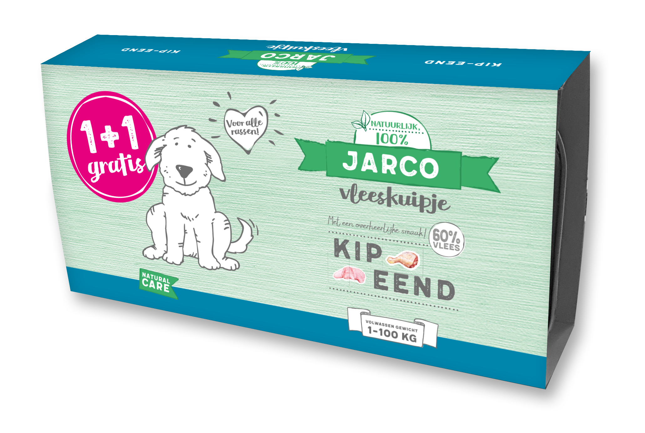 Jarco Dog Alu - Hondenvoer - 300 Gram - eend, kip