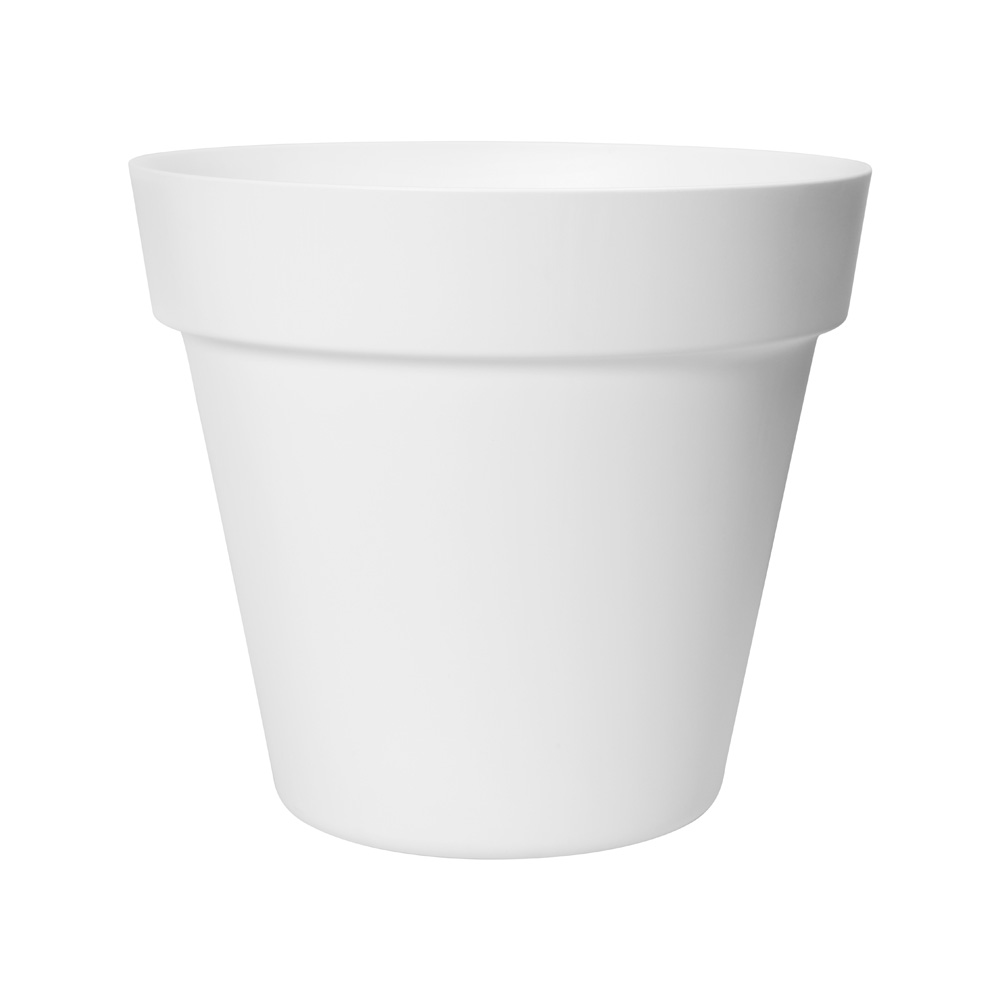 Easyday Smile - Bloempot - Wit - 25 cm