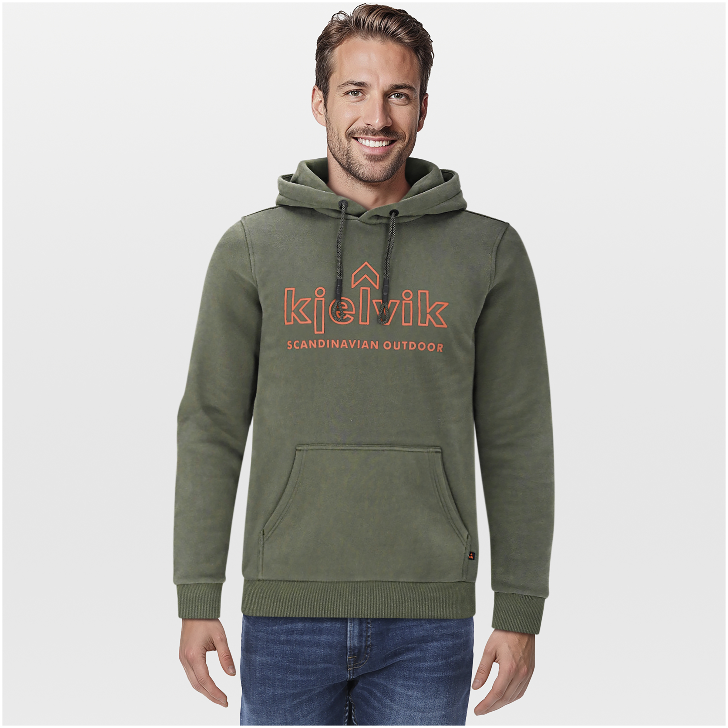 Kjelvik Tebbe - Hoodie - Olijf groen - 4XL Kjelvik Tebbe - Hoodie - Olijf groen - 4XL