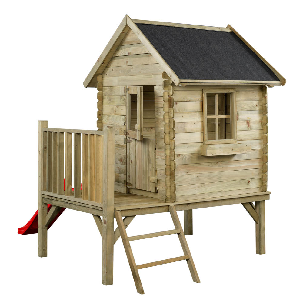Swing King Camilla - Speelhuisje - Rood - Hout