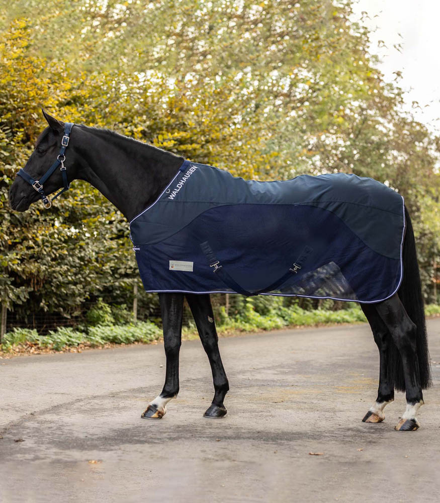 Waldhausen Comfort - Vliegendeken - Paardendeken - Blauw - 115/165 Waldhausen Comfort - Vliegendeken - Paardendeken - Blauw - 115/165