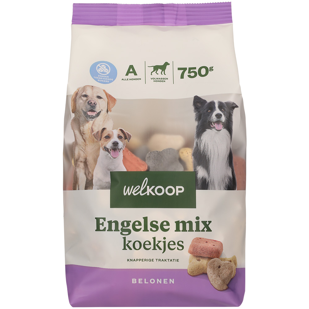 Welkoop Engelse Mix - Hondenkoekjes - 750 Gram