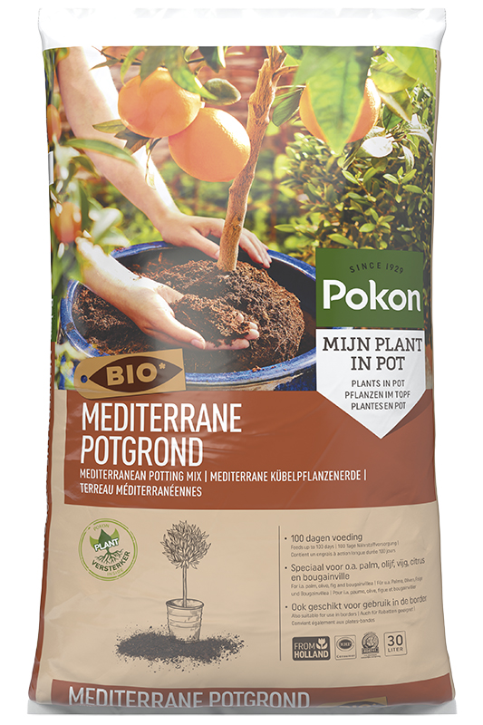 Pokon Bio Mediterrane Potgrond - 30 Liter