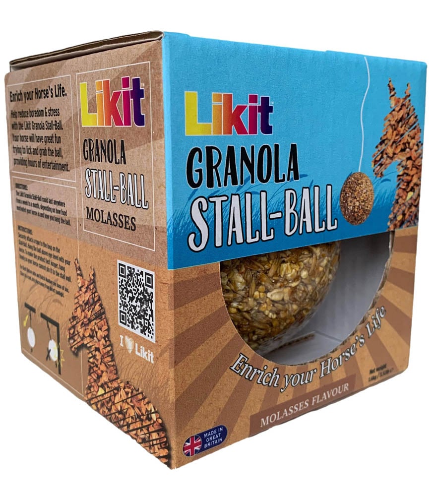 LIKIT Melasse Granola bal - Paardensnoepjes - 1.6 Kilogram - Melasse LIKIT Melasse Granola bal - Paardensnoepjes - 1.6 Kilogram - Melasse