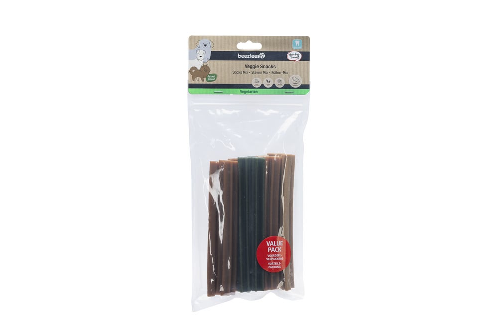 Beeztees Veggie Kauwstaaf - Hondensnack - 500 Gram - Zoete aardappel - M Beeztees Veggie Kauwstaaf - Hondensnack - 500 Gram - Zoete aardappel - M