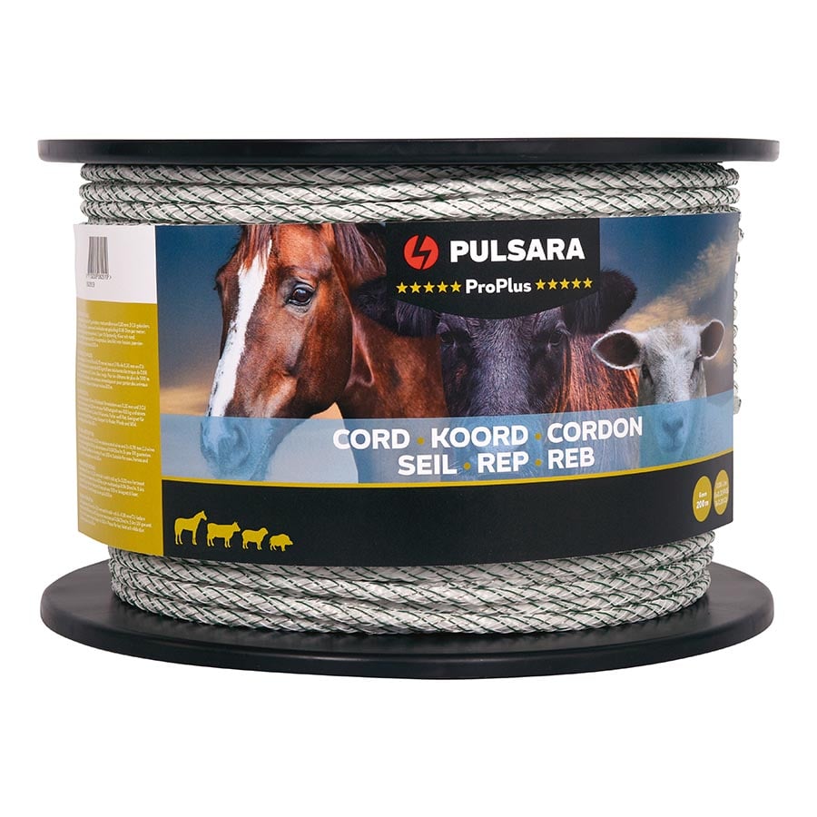 Pulsara Pro Plus - Schrikkoord - 17.5 cm - 200 Meter - Wit - 26.5 cm - 20000 cm Pulsara Pro Plus - Schrikkoord - 17.5 cm - 200 Meter - Wit - 26.5 cm - 20000 cm