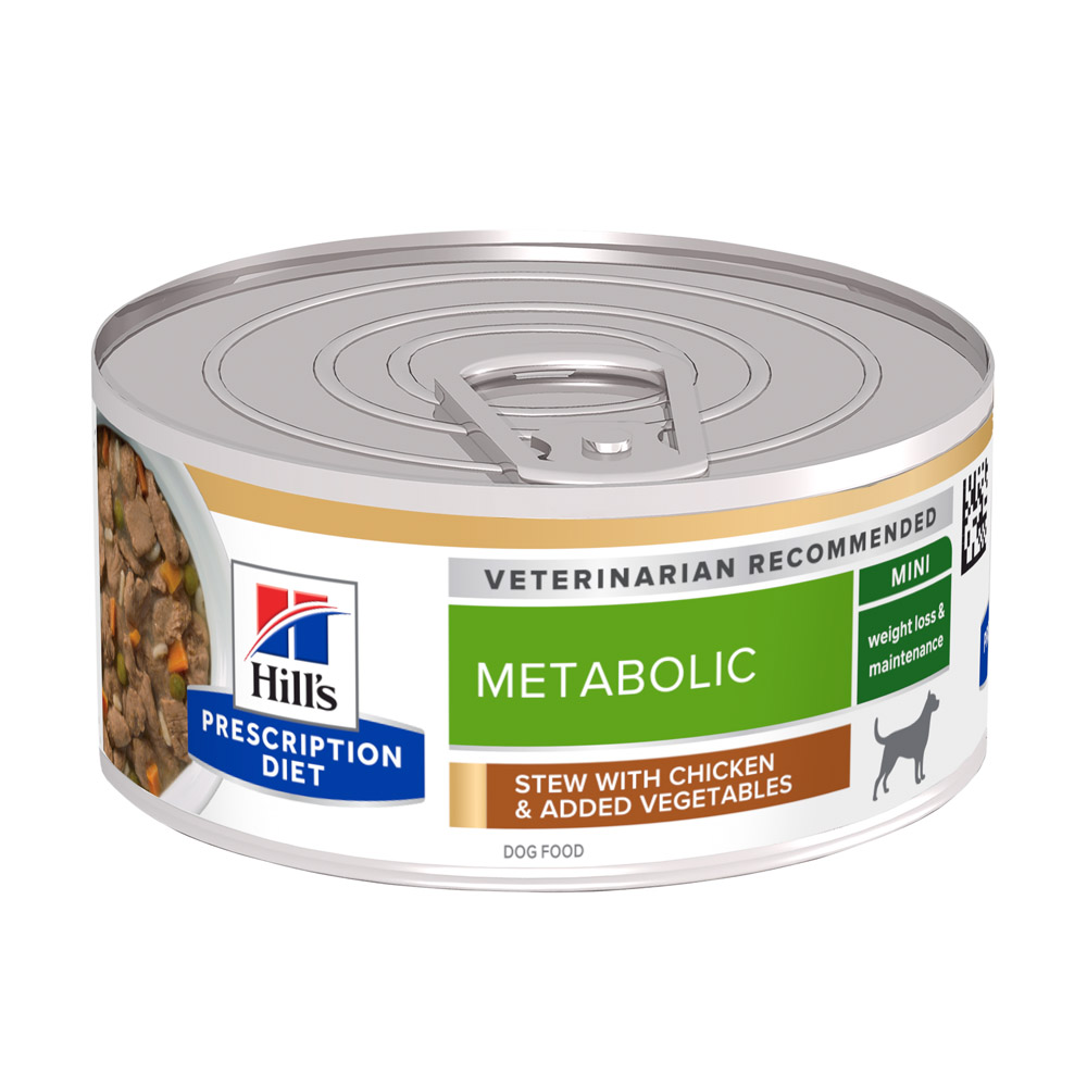 Hill's Prescription Diet Metabolic Weight Management - Hondenvoer veterinair - 156 Gram - groente, kip