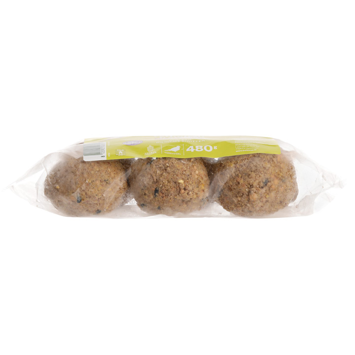 Welkoop - Vetbollen van Insectenvet - zonder netje - Tuinvogelvoer - 6 Stuks - insecten Welkoop - Vetbollen van Insectenvet - zonder netje - Tuinvogelvoer - 6 Stuks - insecten