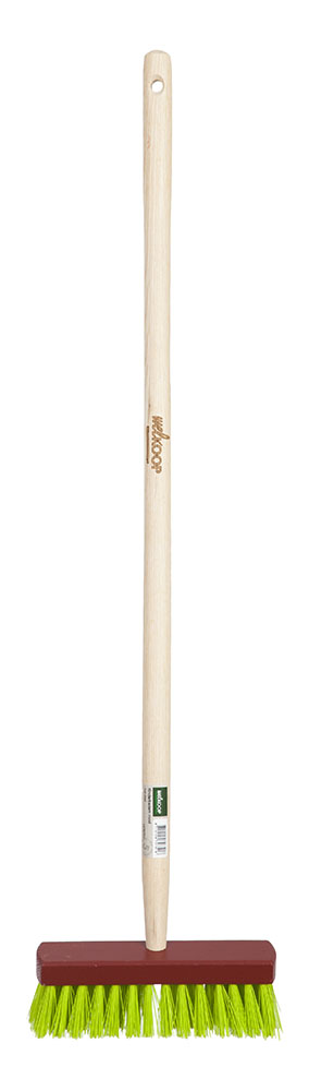 Welkoop Kinderbezem - Bezems - Kindertuingereedschap - 20 cm - Rood - 75 cm