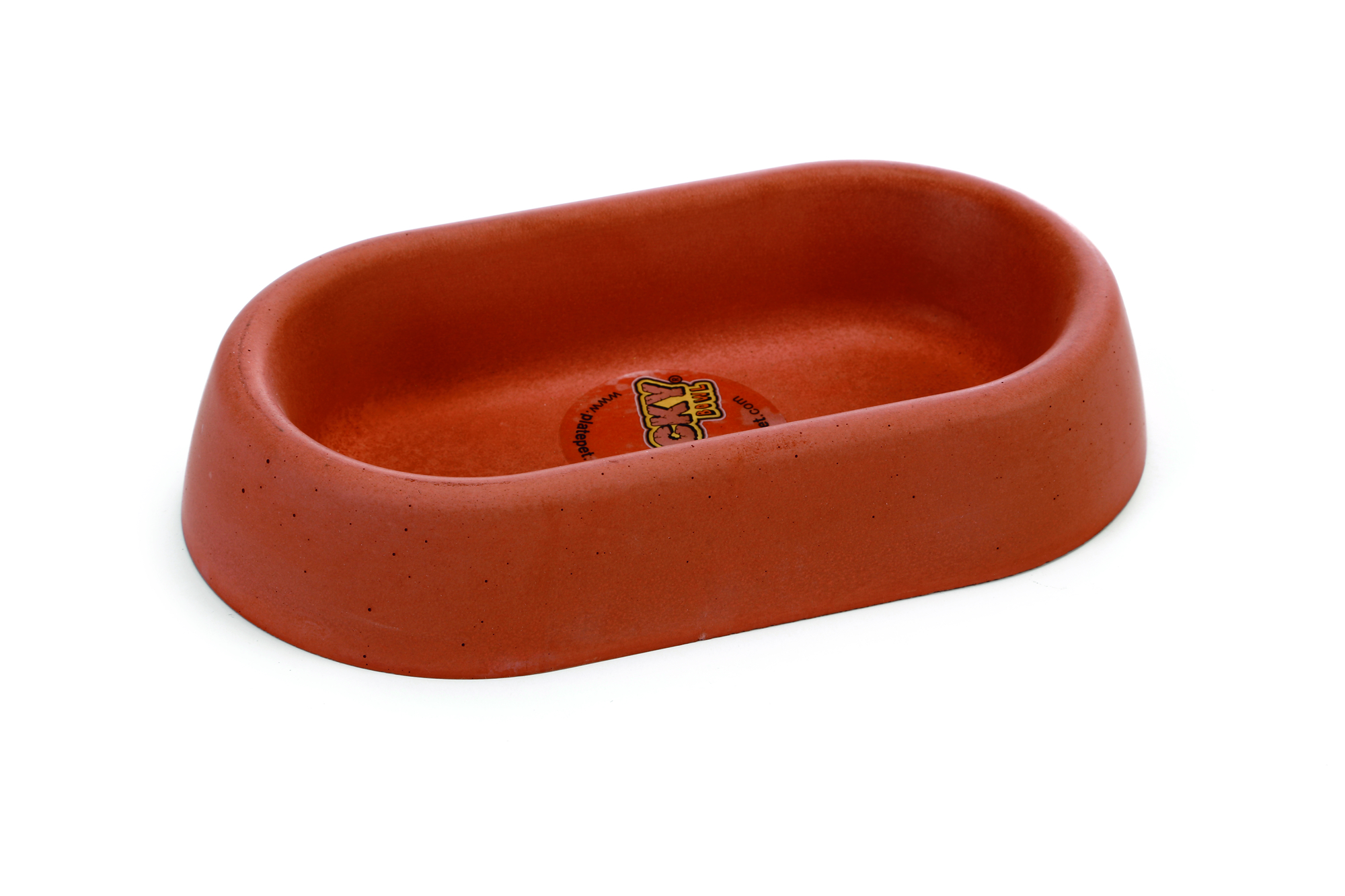 Beeztees Ovaal - Voerbak - Bruin - 4x10x19 cm