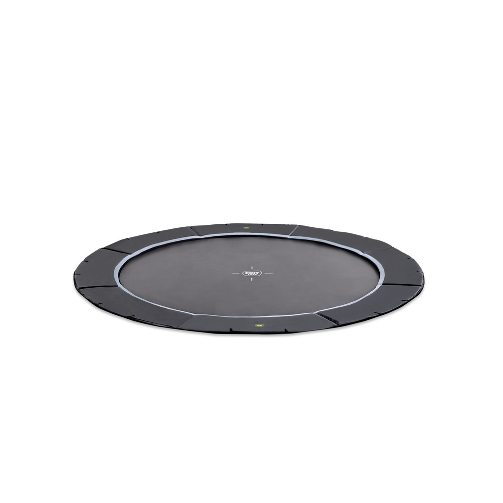 EXIT Dynamic groundlevel - Trampoline - Zwart - 427 cm