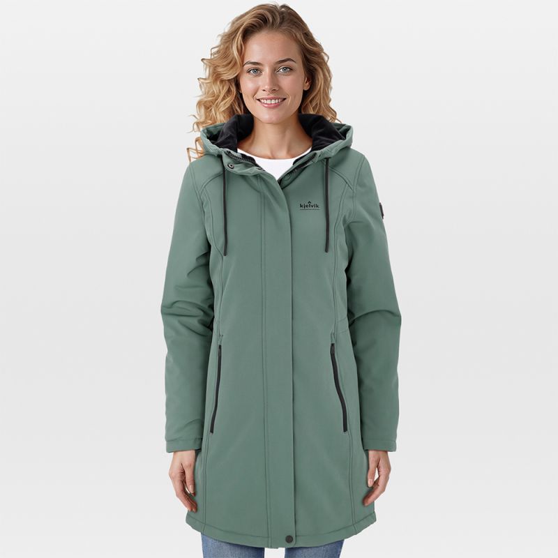 Kjelvik Ninte - Softshell jas - Groen - 36