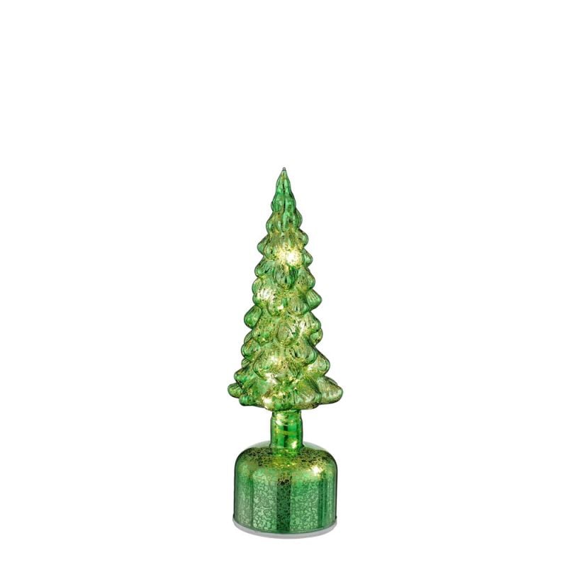 Mica Decorations Kerstboompje - Kerstdecoratie - Groen - 32x9.5 cm