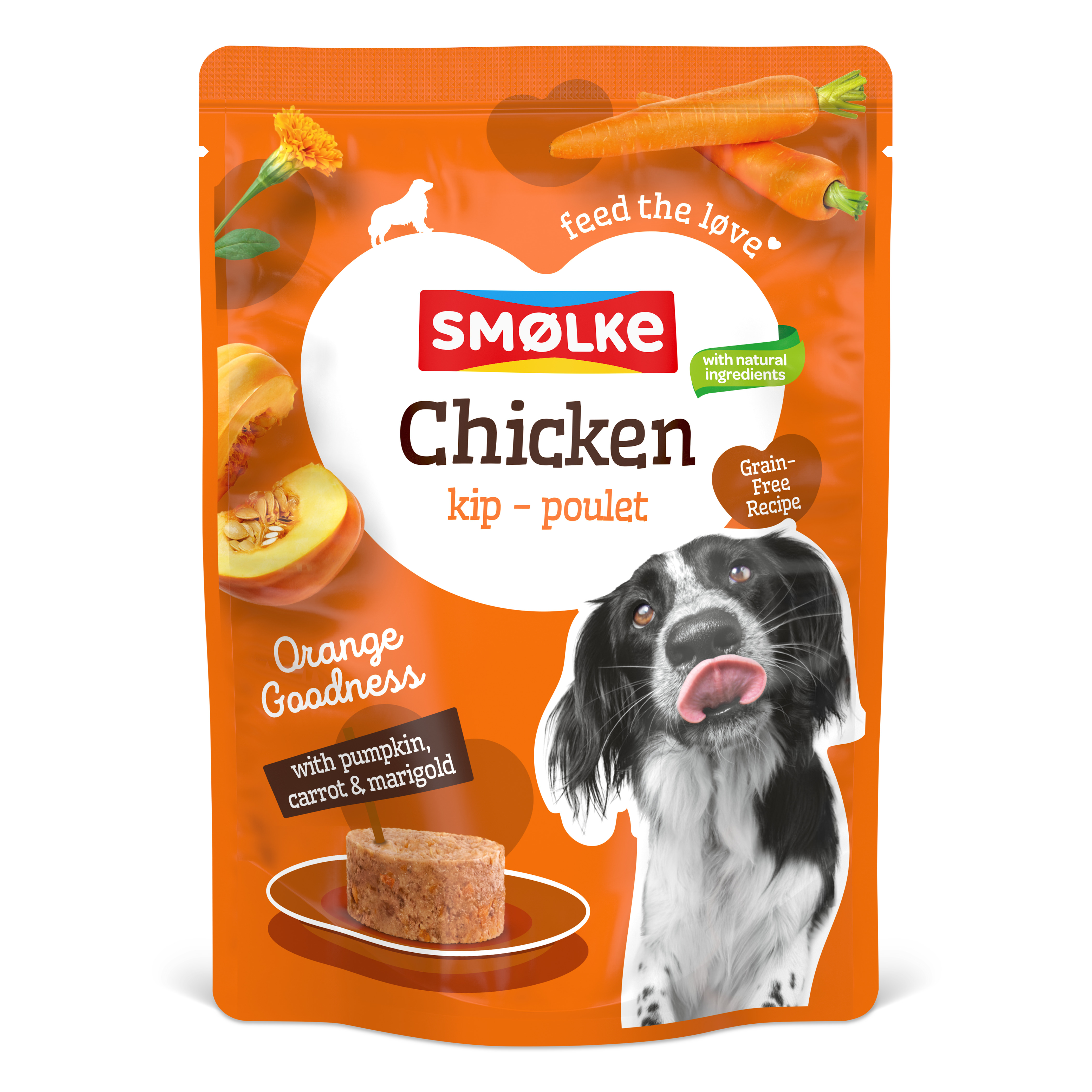 Smolke Pounch - Hondenvoer - 1 Gram - Kip Smolke Pounch - Hondenvoer - 1 Gram - Kip