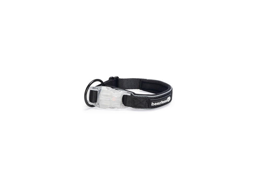 Beeztees Parinca - Lichtende Halsband - Hond - zwart - 30 tot 35 cm Beeztees Parinca - Lichtende Halsband - Hond - zwart - 30 tot 35 cm