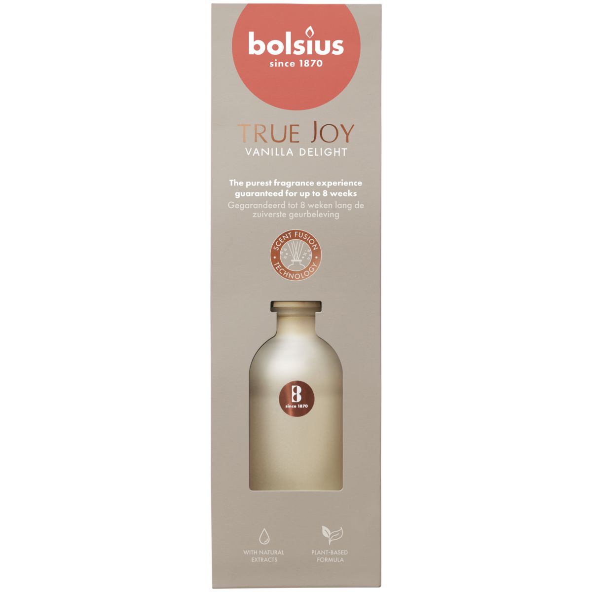 Bolsius True Joy - Geurverspreider - 21 cm - creme wit - Delight Bolsius True Joy - Geurverspreider - 21 cm - creme wit - Delight