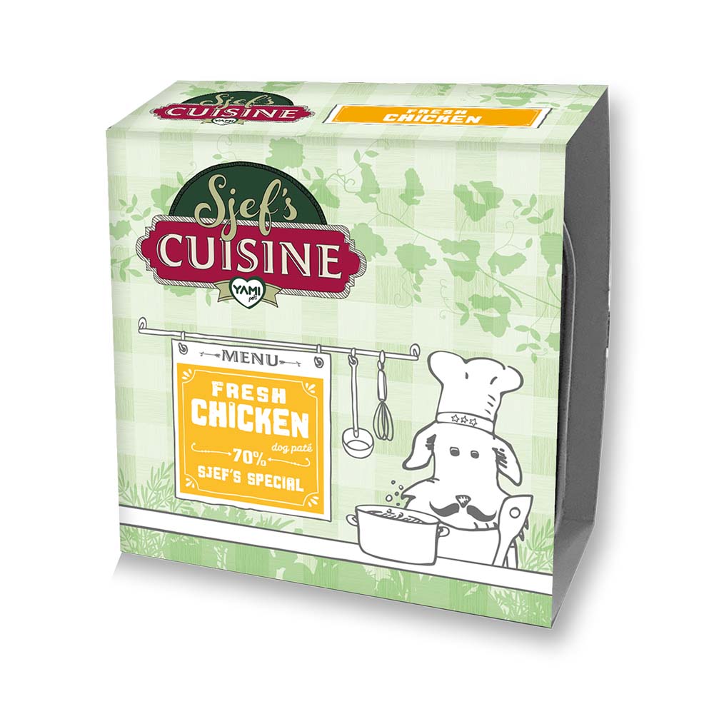 Sjef's Cuisine Special Paté - Hondenvoer - 300 Gram - kip