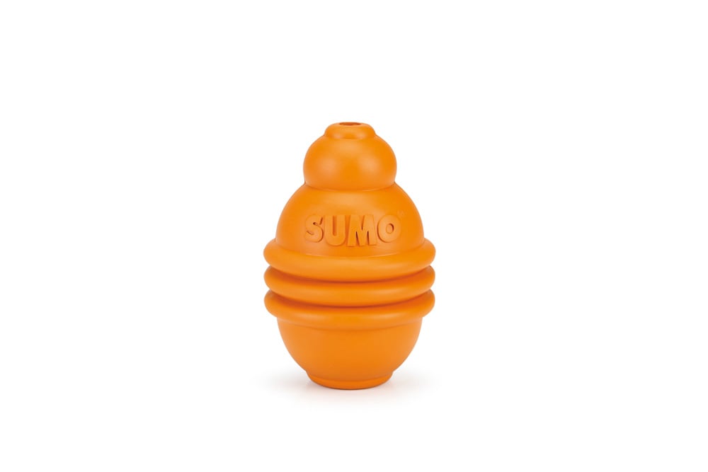 Beeztees Sumo Play - Vulbaar Hondenspeelgoed - oranje - 12x16.2x8 cm - M