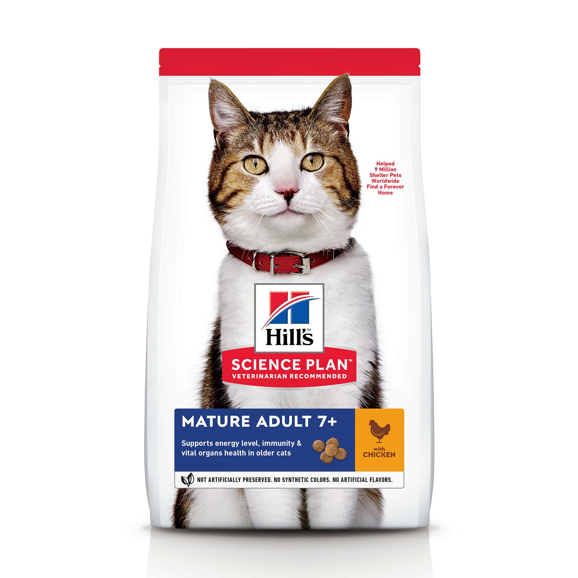 Hill's Science Plan Mature - Kattenvoer - 7 Kilogram - kip