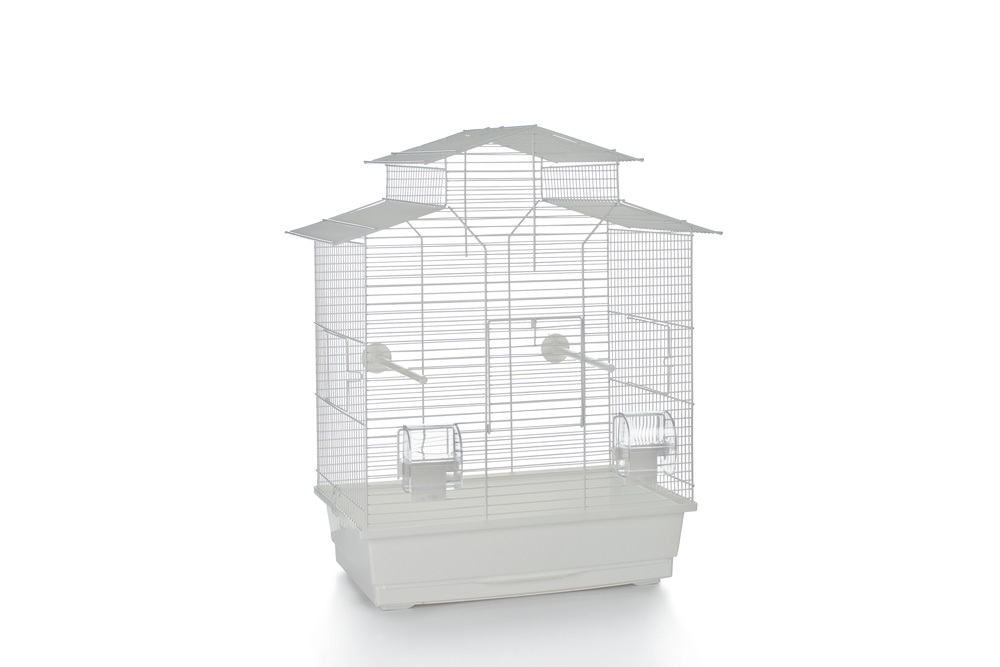 Beeztees Iza 2 Pagode - Vogelkooi - Wit Beeztees Iza 2 Pagode - Vogelkooi - Wit