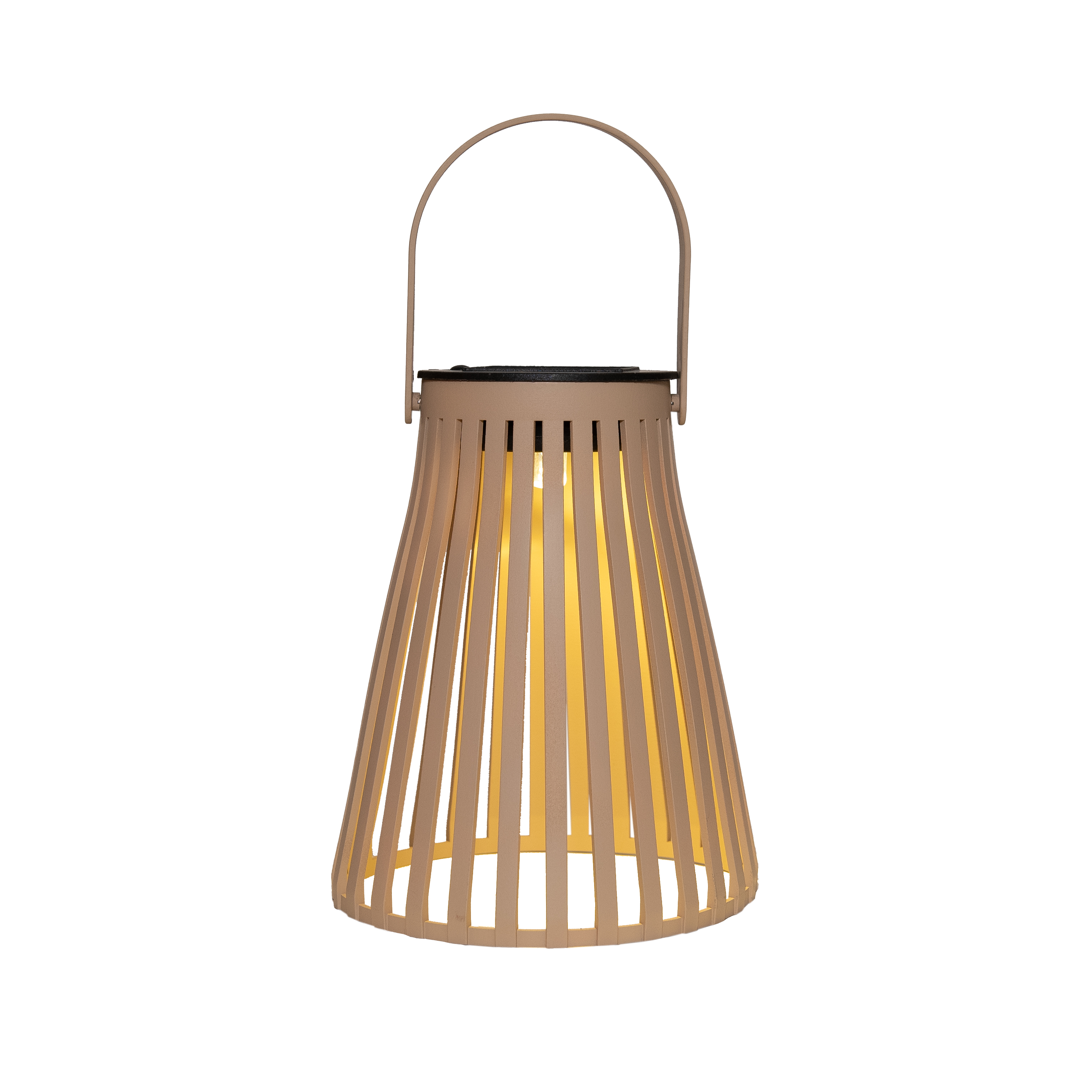 Anna's Collection - Solar Hanglamp - Zand - Klassiek warm wit - 14x11.5x11.5 cm