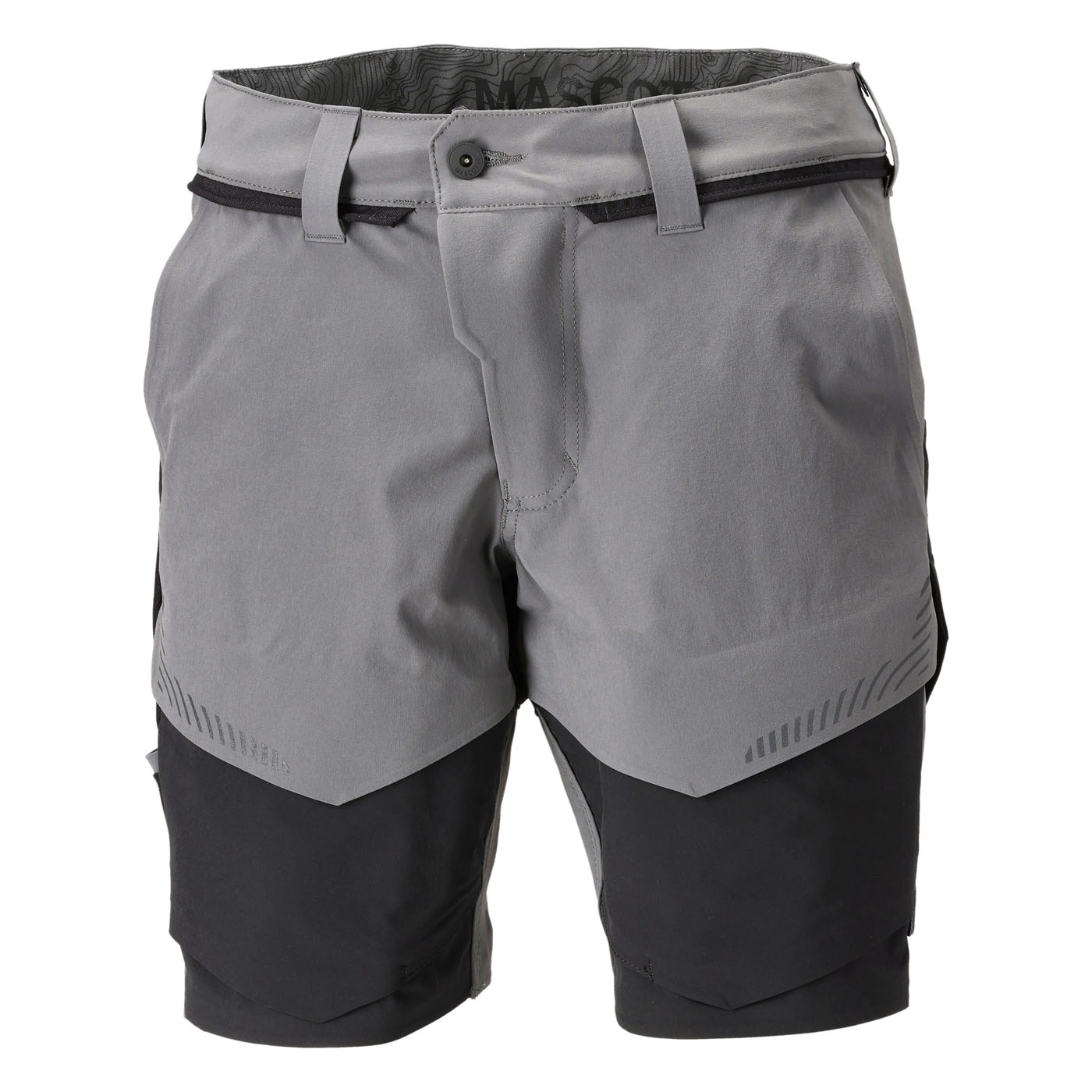 Mascot Customized 22149 - Korte werkbroek - Steengrijs / Zwart - 44 - 24