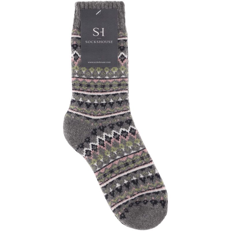 Welkoop Print - Sokken - Grijs - 35-38