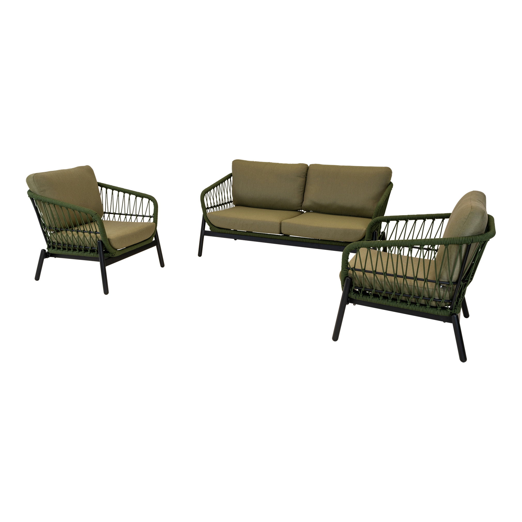 Lesli Living Zavi - Loungeset - 163.5x43x57 cm
