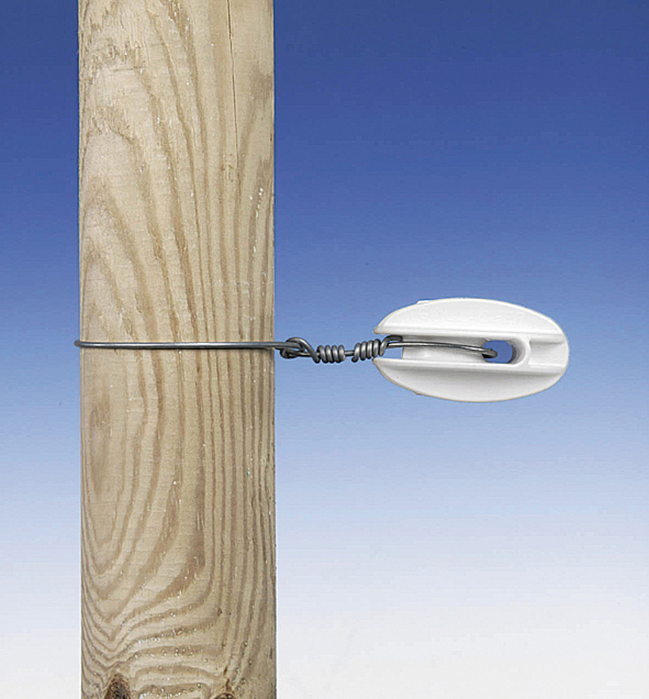 Gallagher Hoekisolator S-wit Versterkt - 20.5 cm - 100 Stuks - Wit - 39 cm