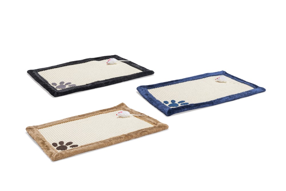 Beeztees Ritsel Krabmat - Kattenspeeltje - Assorti - Bruin