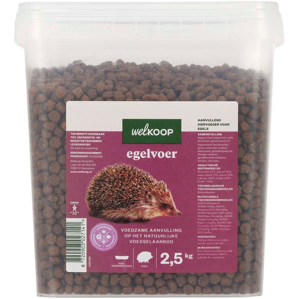 Welkoop - Egelvoer - 2.5 Kilogram