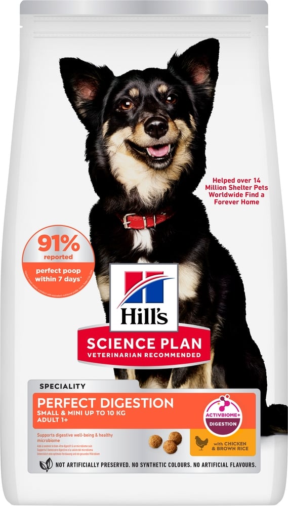 Hill's Science Plan Digestion Adult Small & Mini - Hondenvoer - 1.5 Kilogram - kip Hill's Science Plan Digestion Adult Small & Mini - Hondenvoer - 1.5 Kilogram - kip