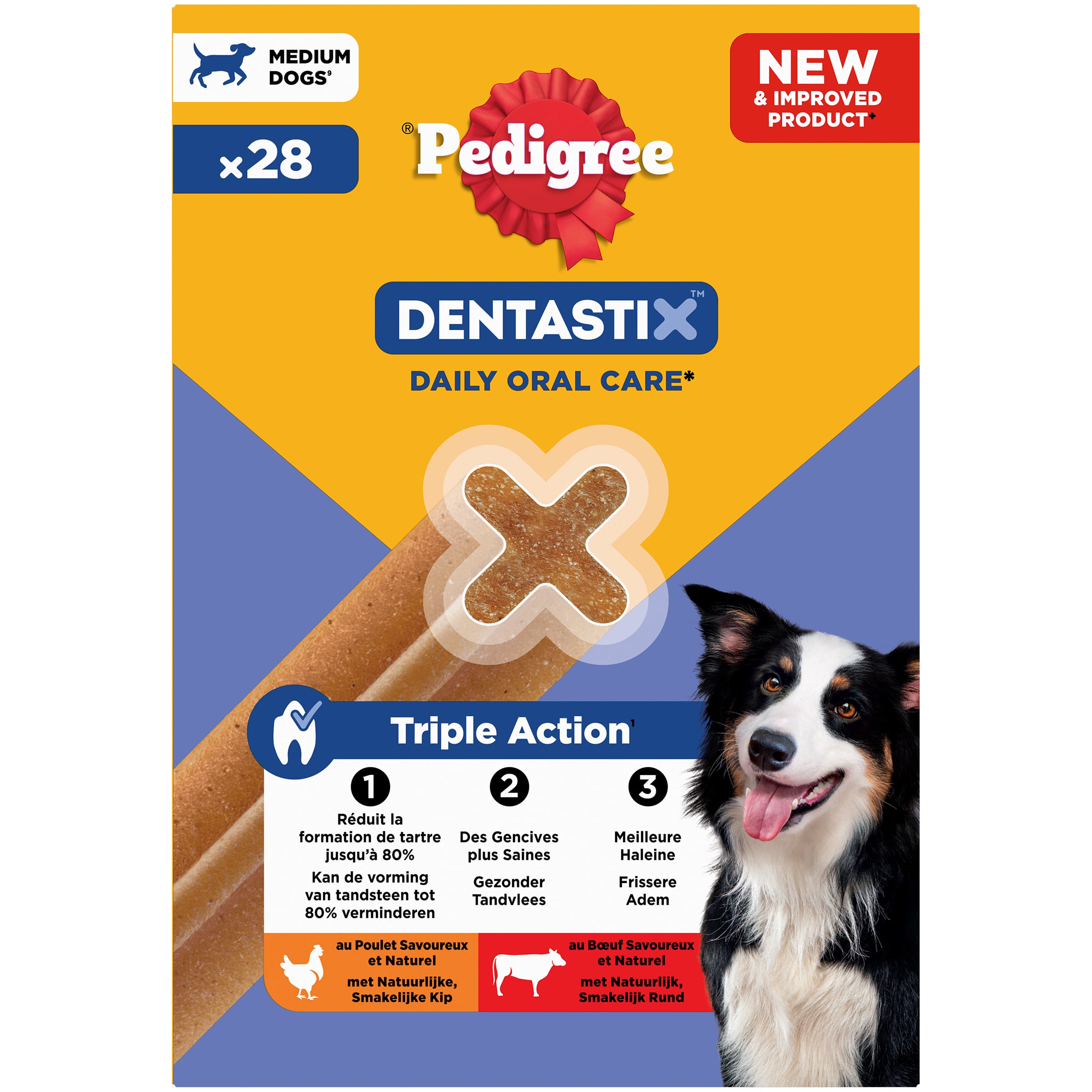 Pedigree Dentastix - Hondensnack - 28 Stuks - dental - M Pedigree Dentastix - Hondensnack - 28 Stuks - dental - M