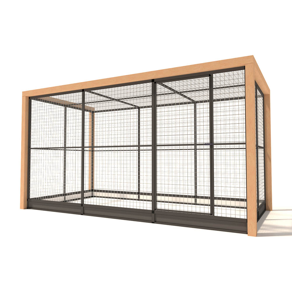 Glorenza Valentijn - Kattenren - Antraciet - 202x190x380 cm