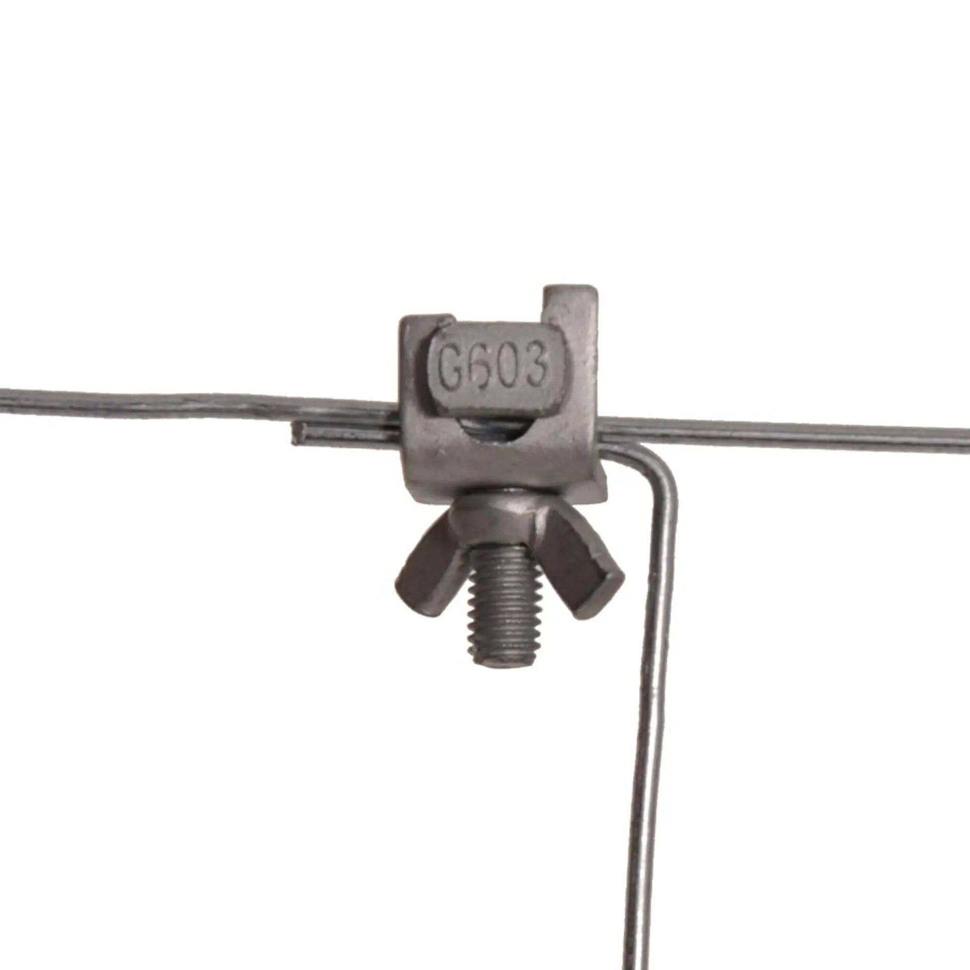 Gallagher - Draadklem gebogen - 11 cm - 10 Stuks - Grijs - 8.5 cm
