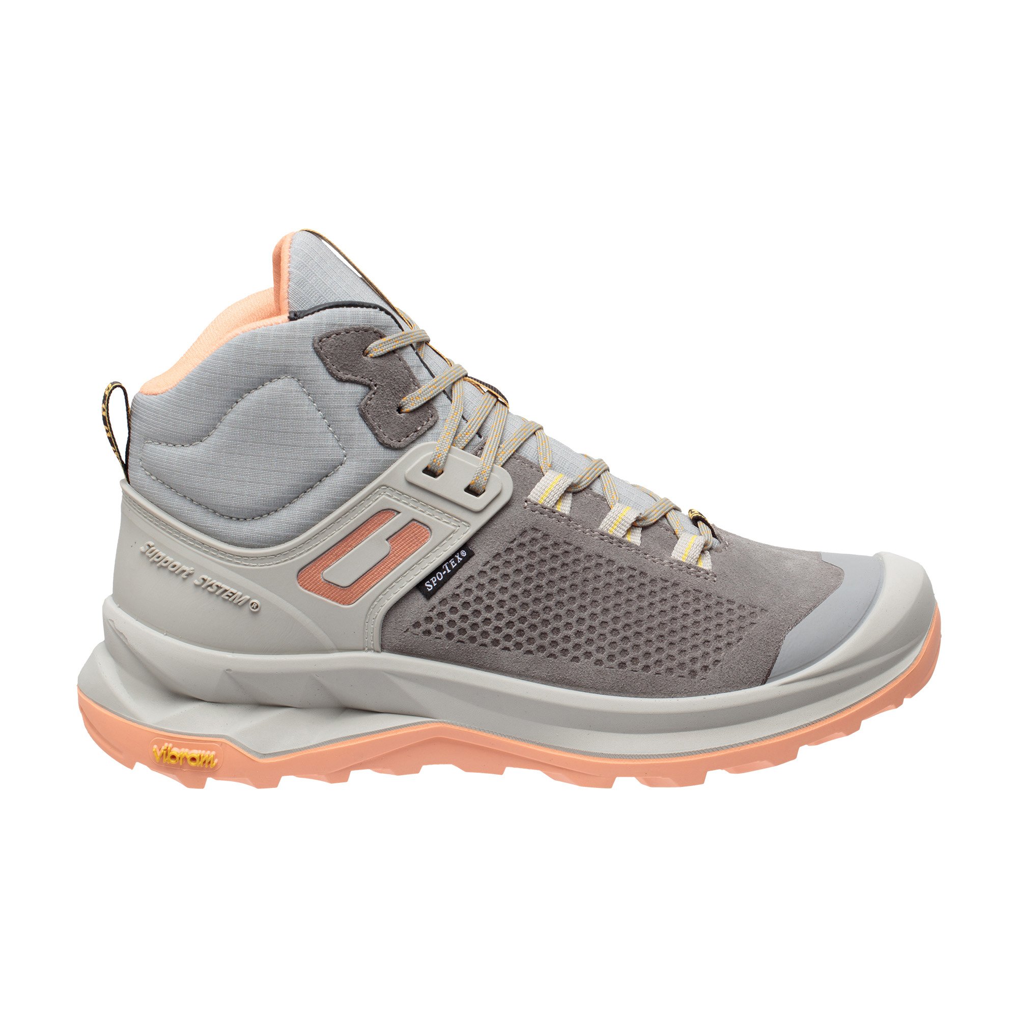 Grisport Discovery mid - Wandelschoenen - Grijs perzik - 36