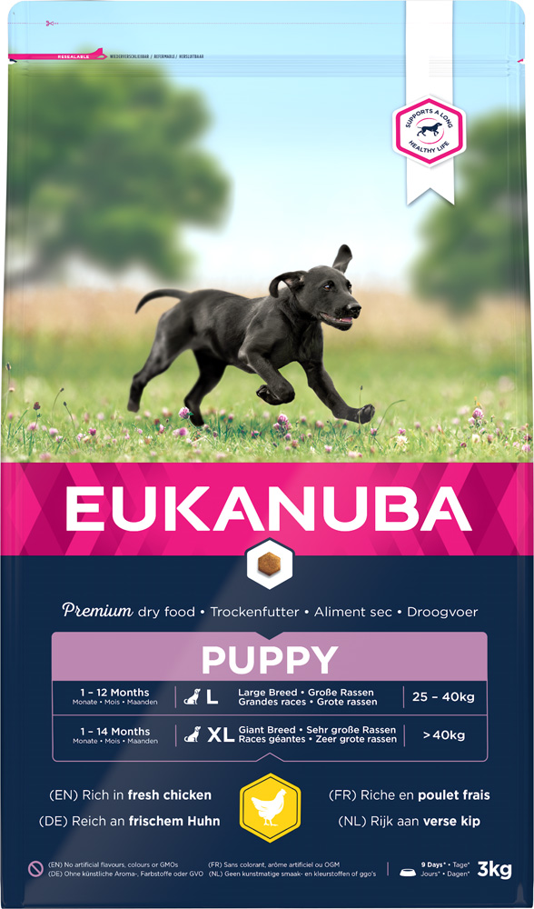 Eukanuba Growing Puppy Large - Hondenvoer - 3 Kilogram - kip