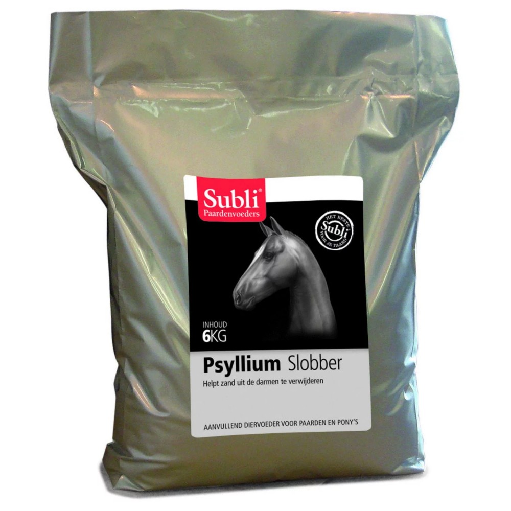 Subli Psyllium slobber - Supplement - 6 Kilogram - Zak