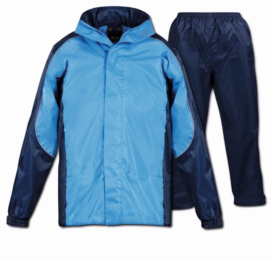 Anuy AR1440 - Kinderregenpak - blauw - 128