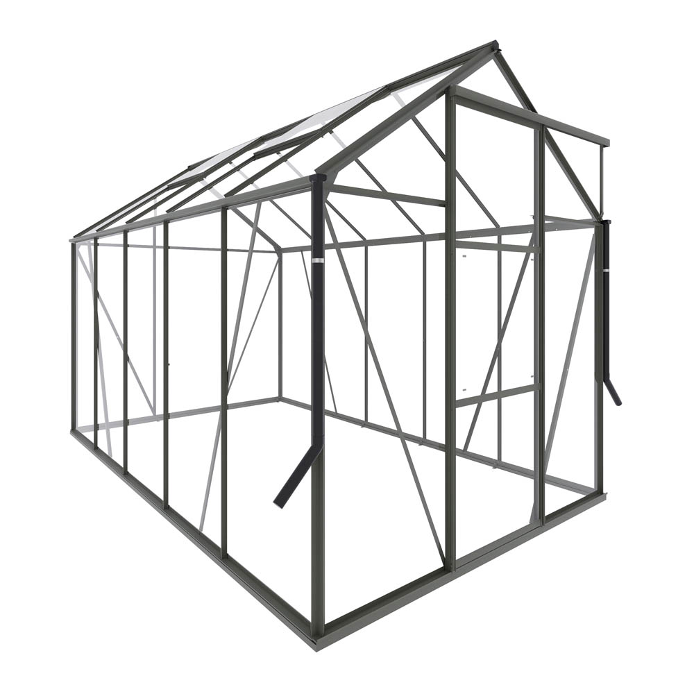Royal Well Kate III - Tuinkas - Groen - 217x192x314 cm - Veiligheidsglas