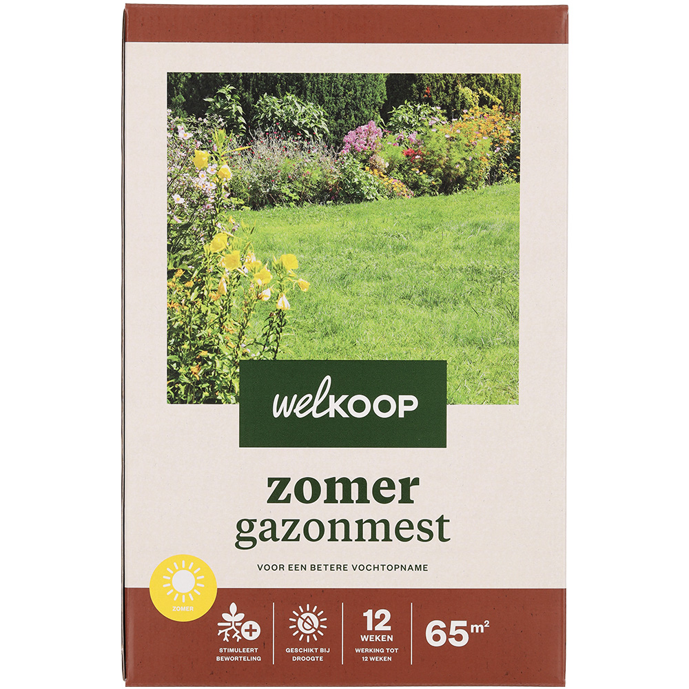 Welkoop - Zomer Gazonmest - 65 m2 - 2 Kilogram