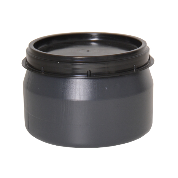 Voerton - Met schroefdeksel - 18 Liter - Grijs Voerton - Met schroefdeksel - 18 Liter - Grijs