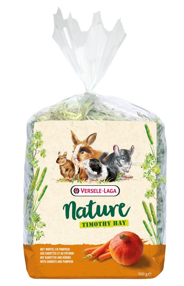 Versele Laga Nature Timothy - Knaagdiervoer - 500 Gram - wortel