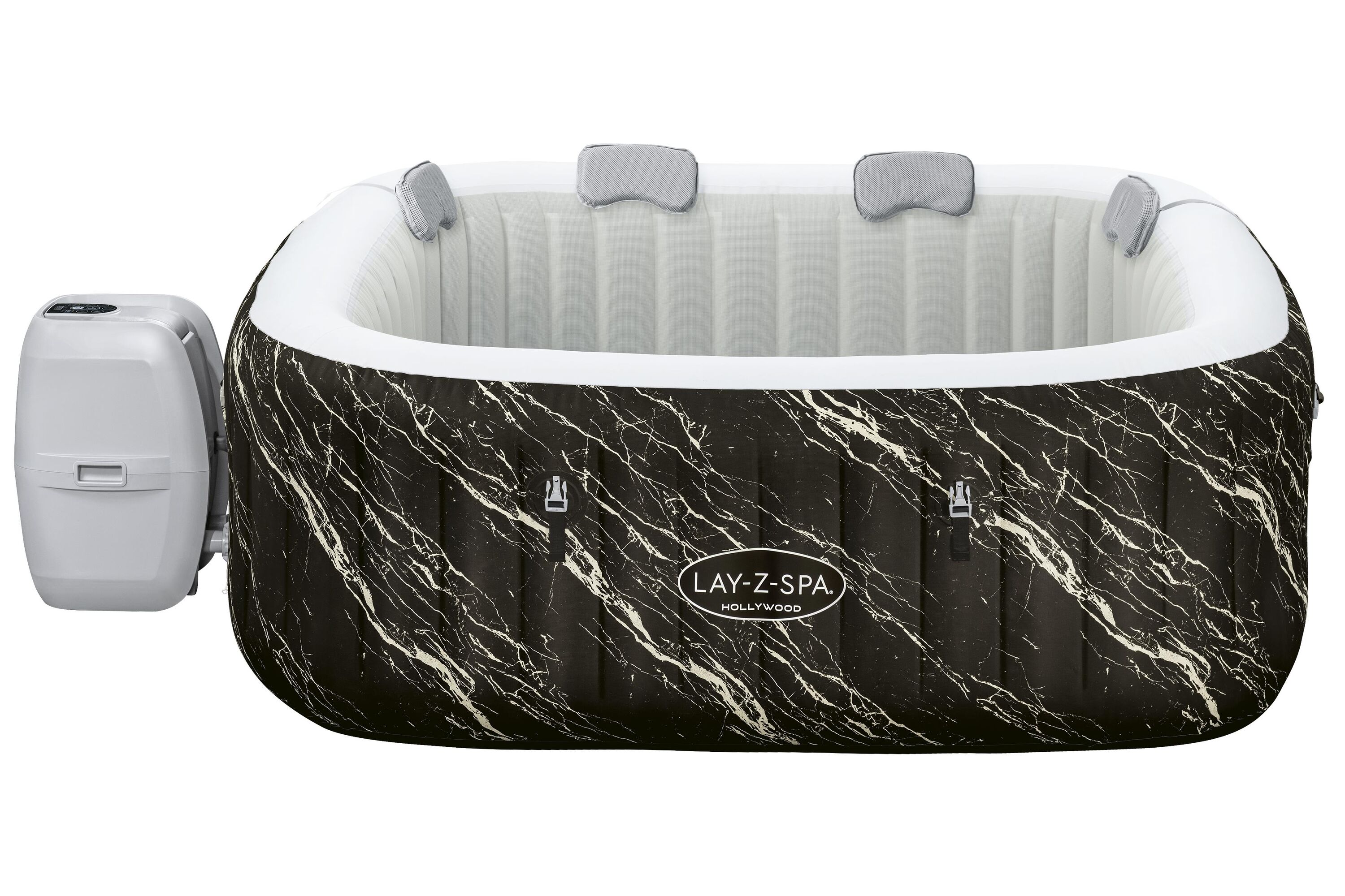Bestway Lay-Z Spa - Hollywood Airjet 6 Spa - Marmer - 66x180x180 cm