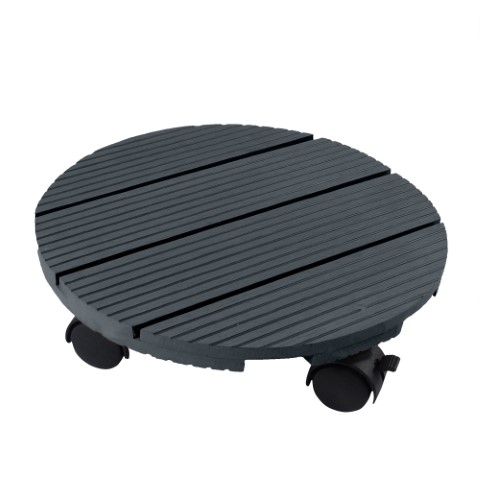 Nature - Plantentrolley - Antraciet - ⌀30 cm -